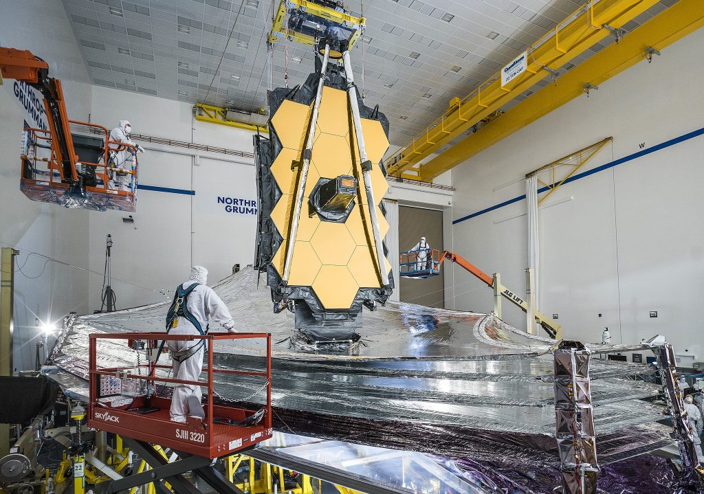 Huge telescope in production in lab