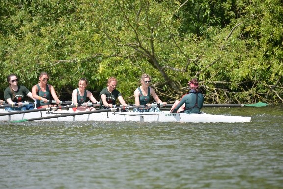 Jesus College women's 2nd boat on river Thames